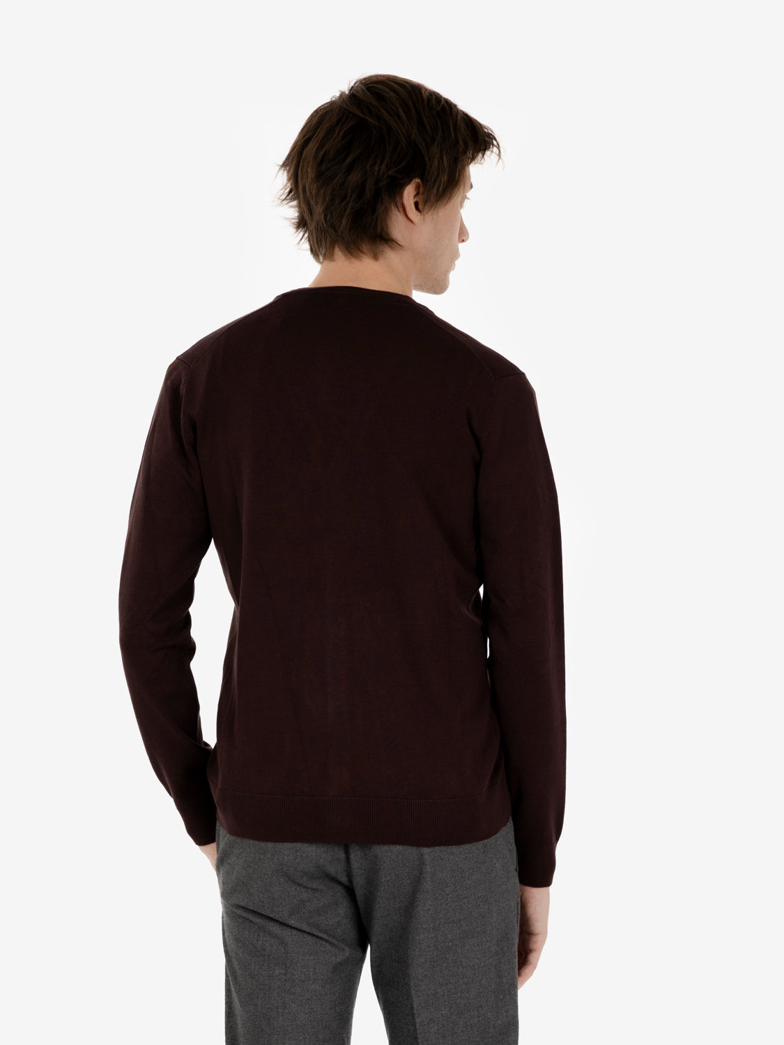 Cardigan in dark viscose