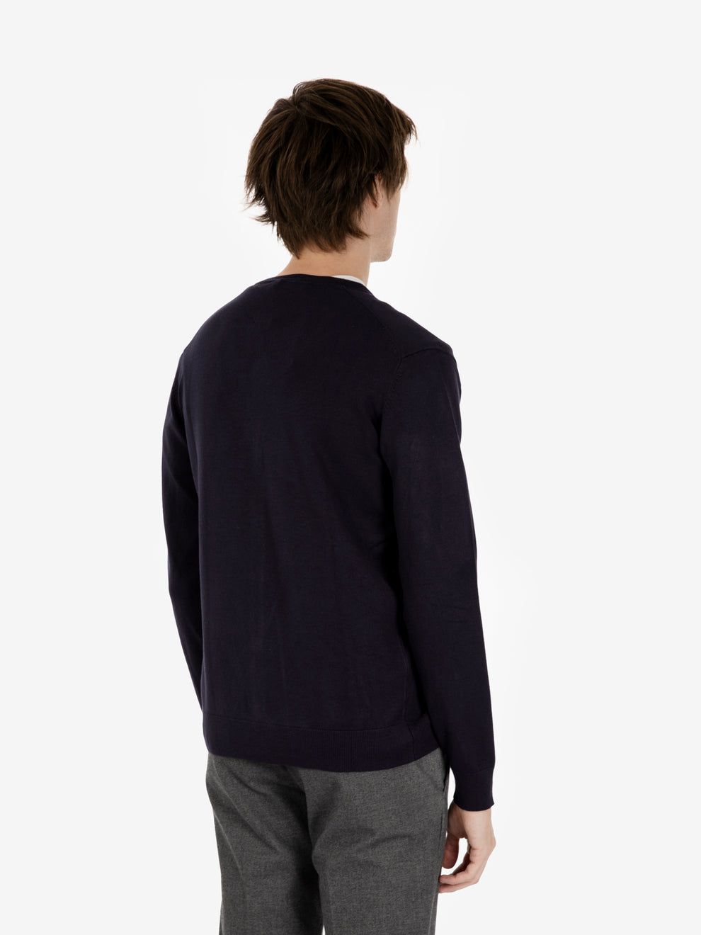 Navy viscose cardigan