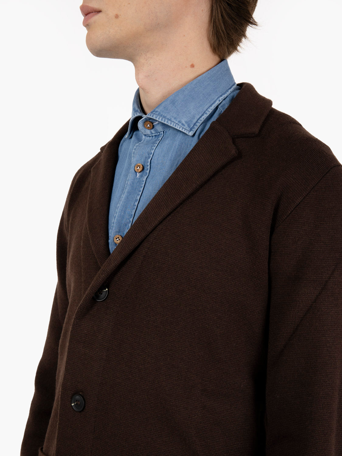 THREE-BUTTON BLAZER DARK 4050225_623