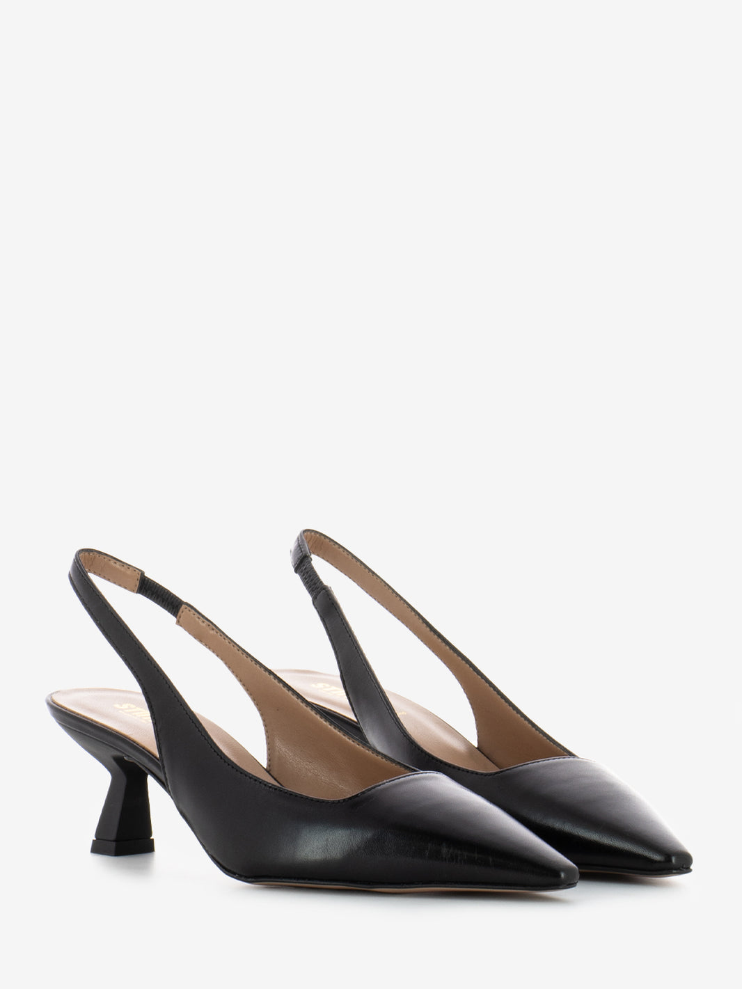Black pointed Chanel