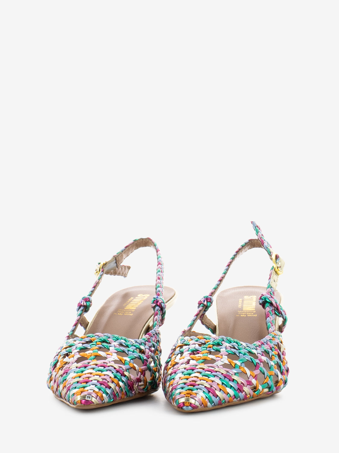 Chanel a rete multicolor