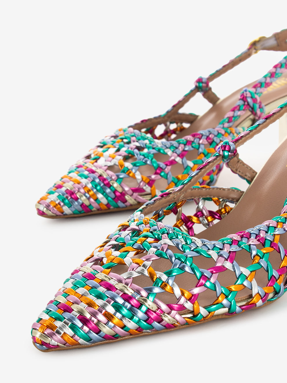 Chanel a rete multicolor