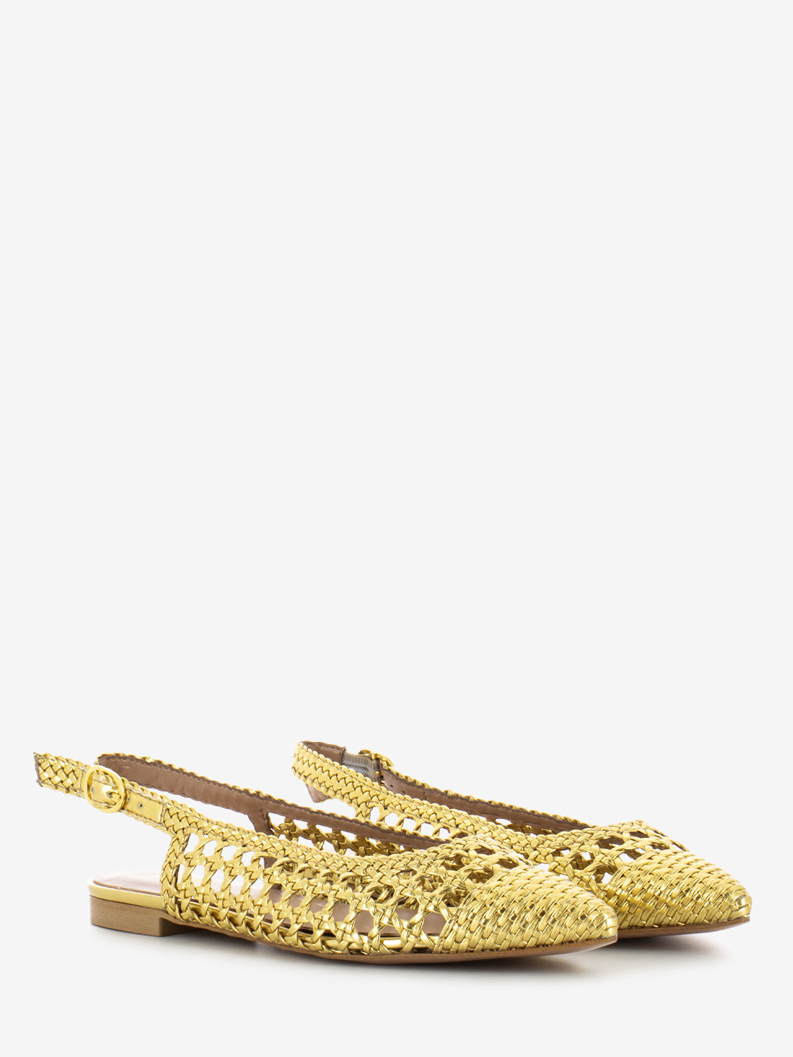 Chanel low gold braid