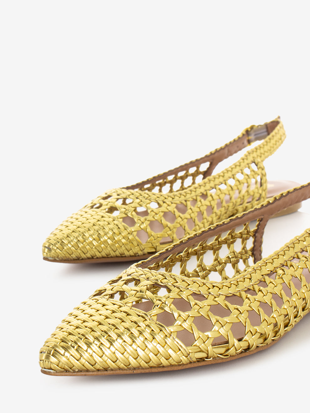 Chanel low gold braid