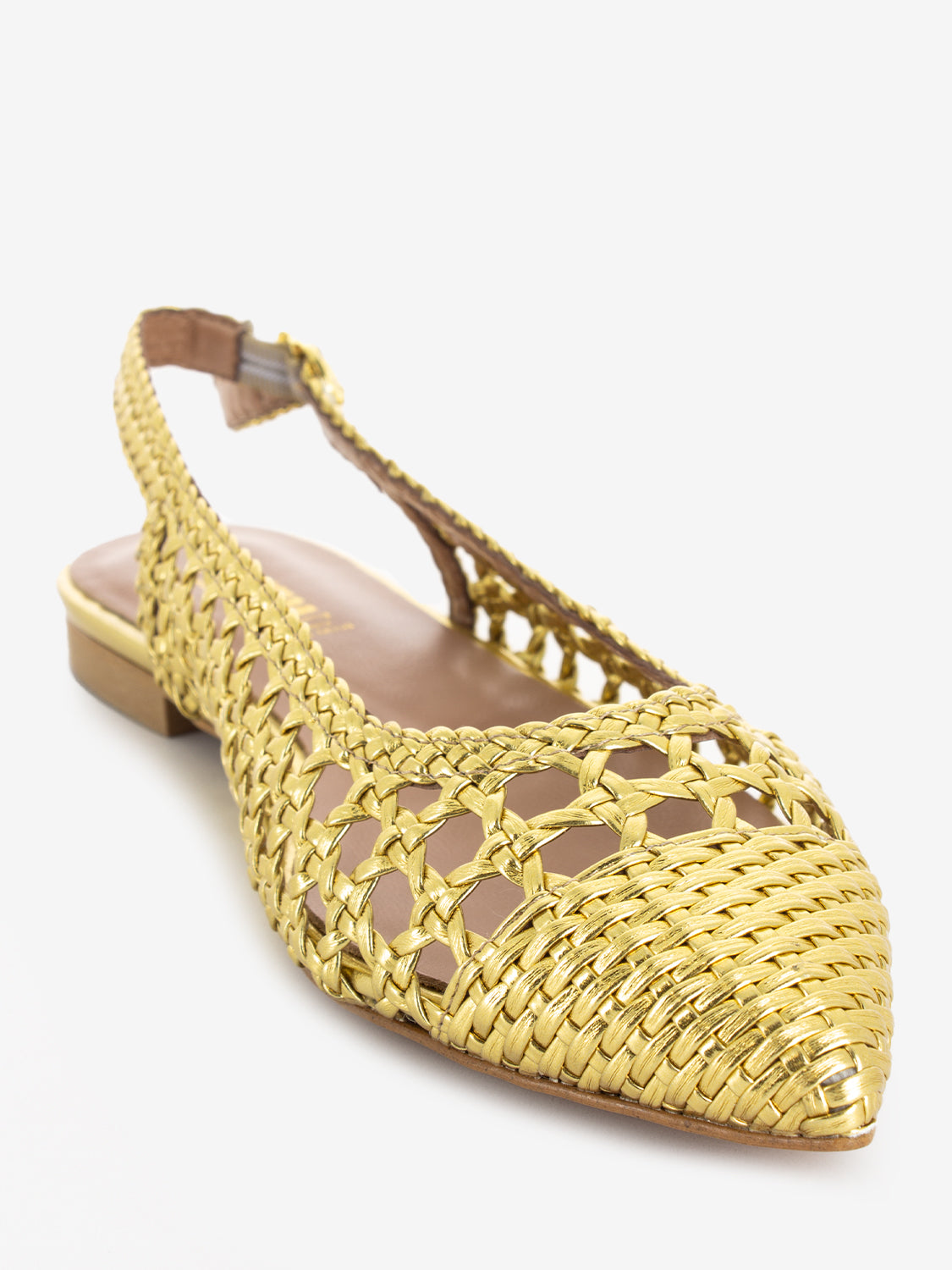 Chanel low gold braid