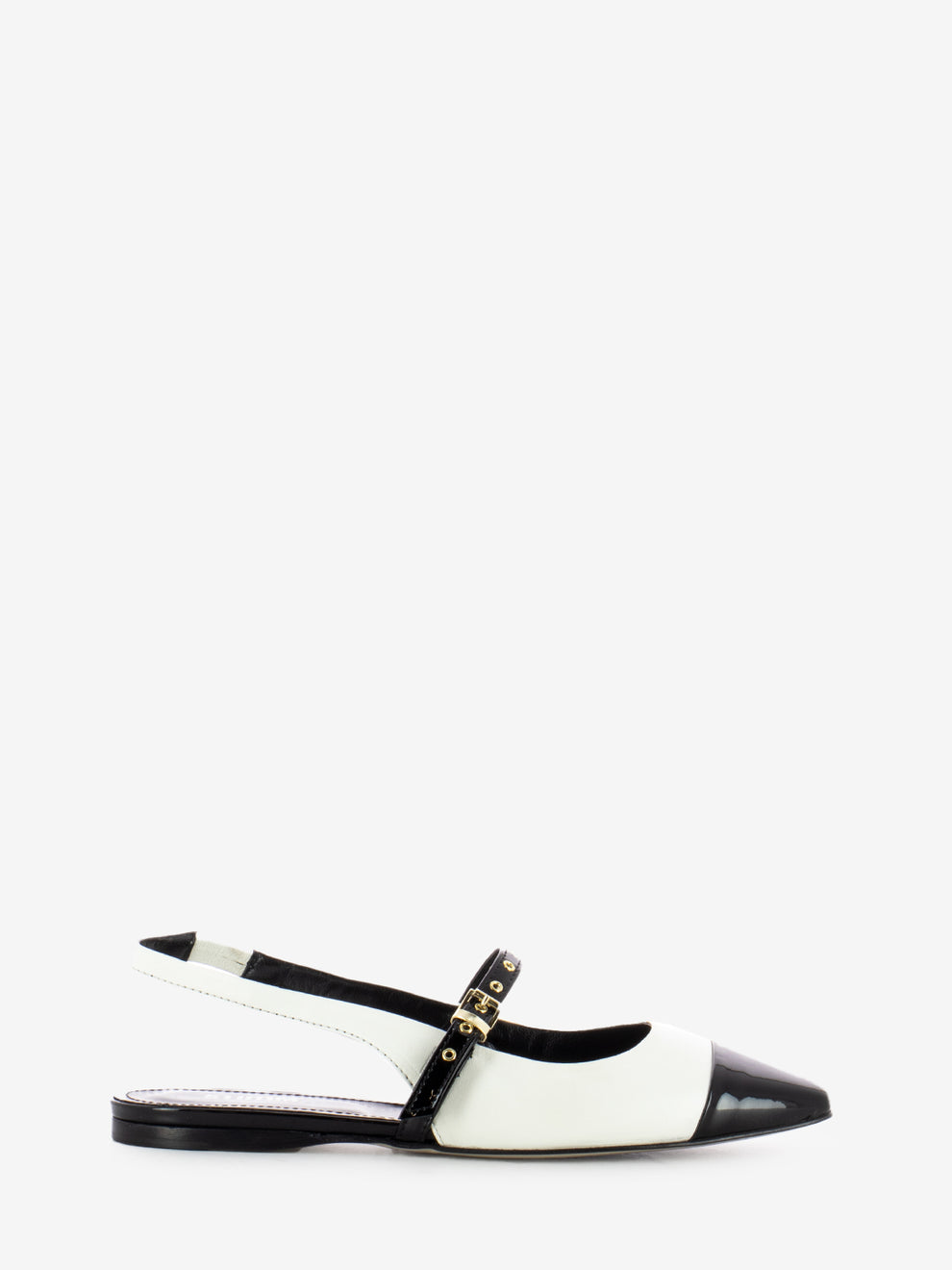 Chanel with shiny tip black / milk