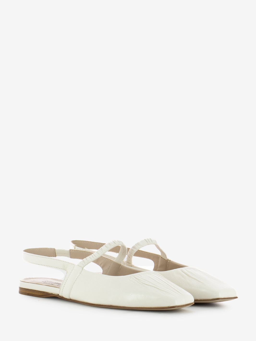 Chanel square toe milk