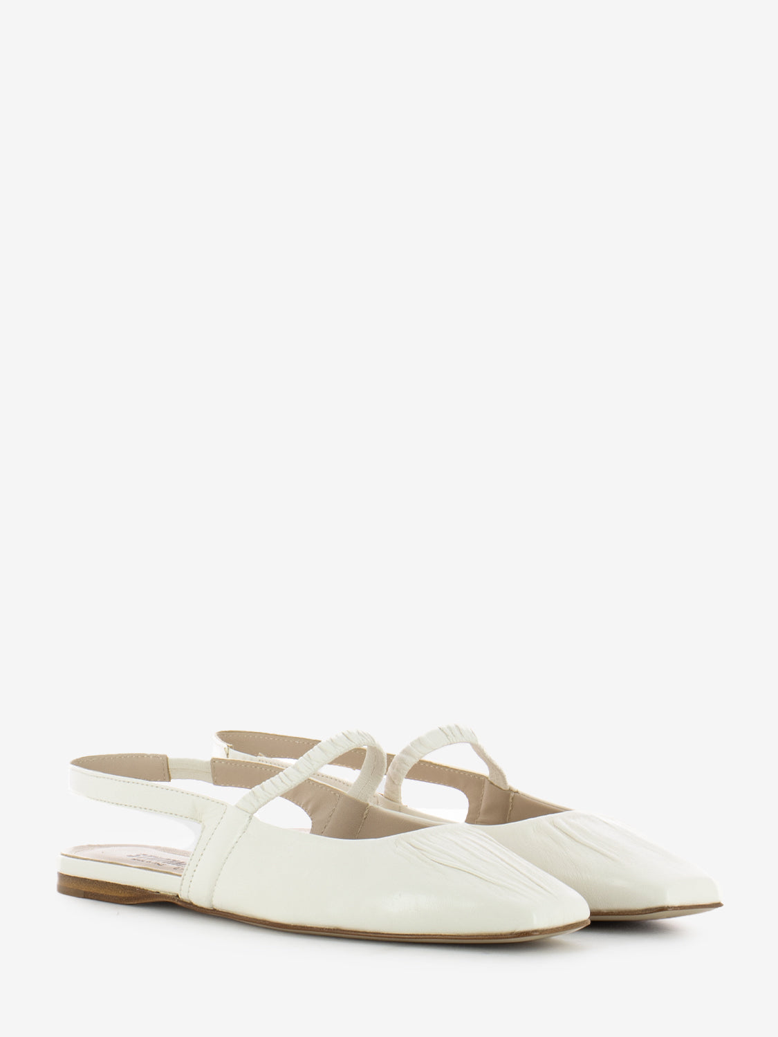 Chanel square toe milk