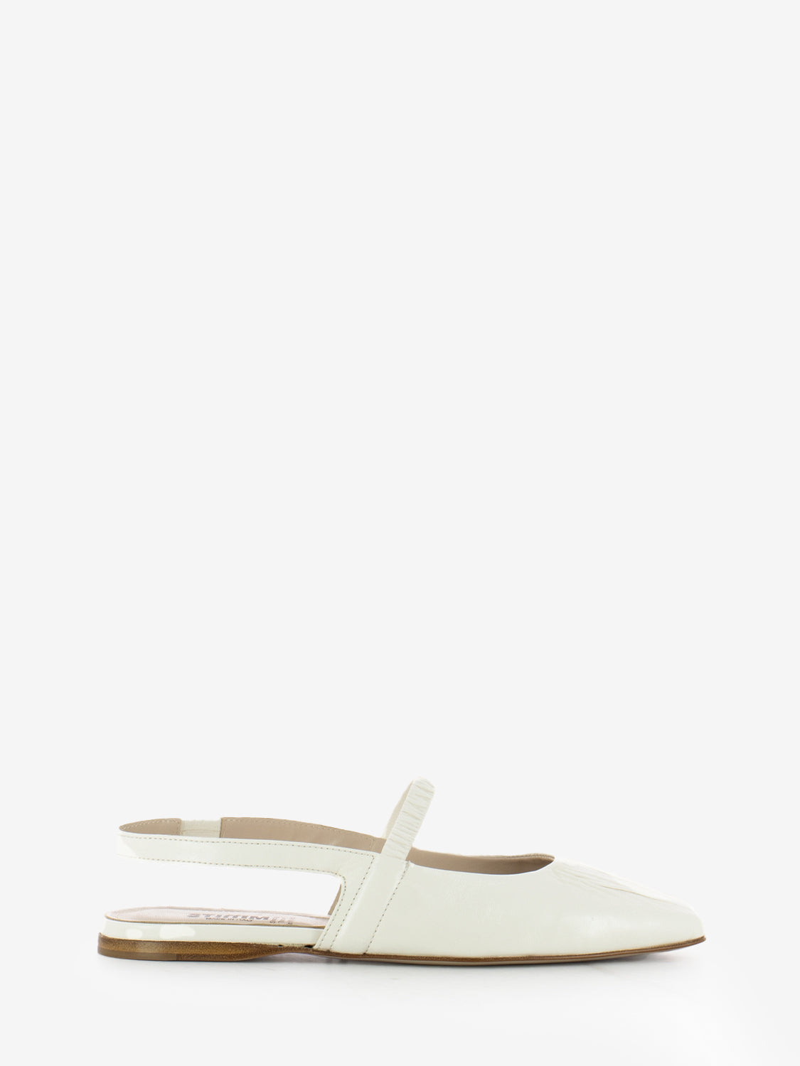 Chanel square toe milk