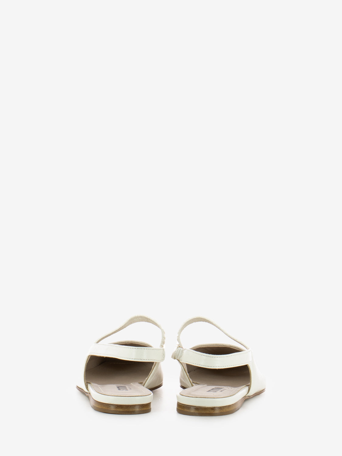 Chanel square toe milk