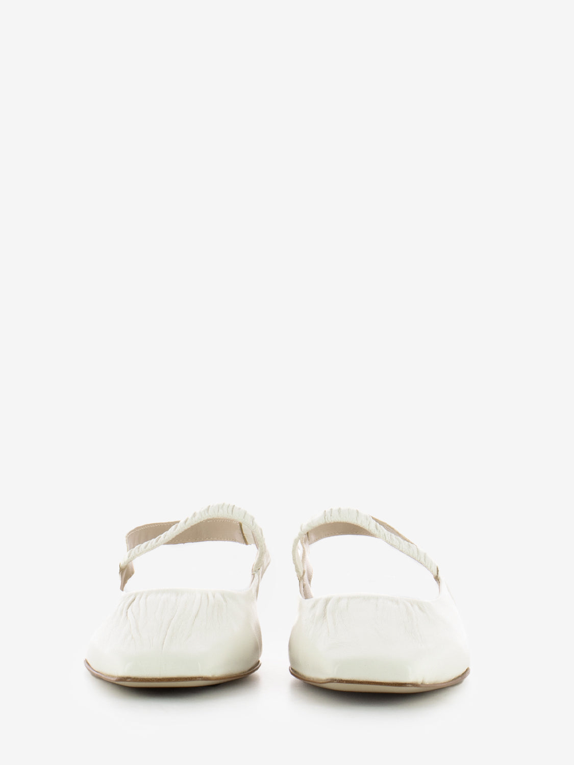 Chanel square toe milk