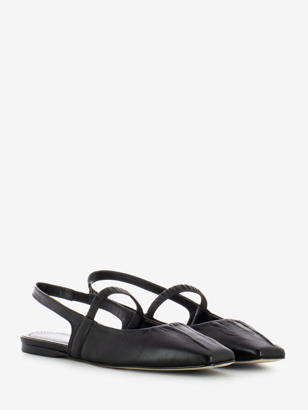 Chanel square toe black