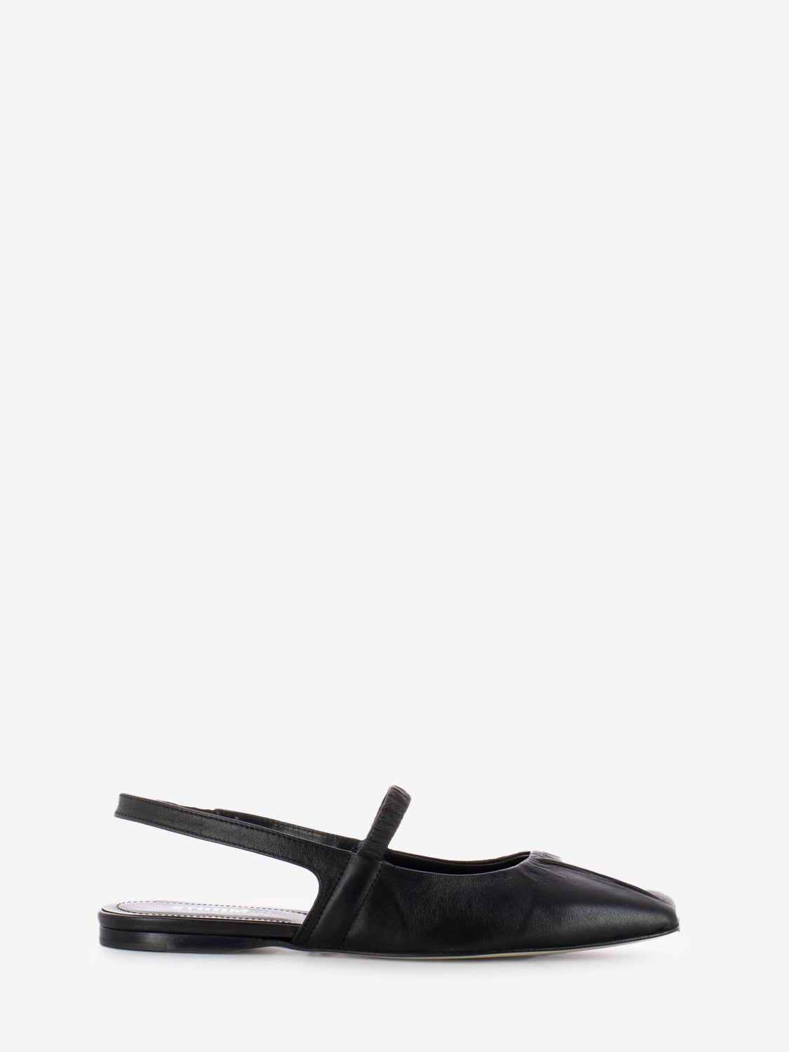 Chanel square toe black