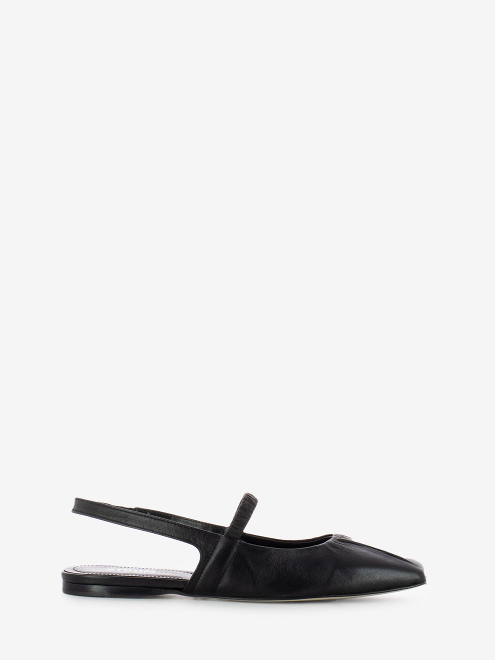 Chanel square toe black