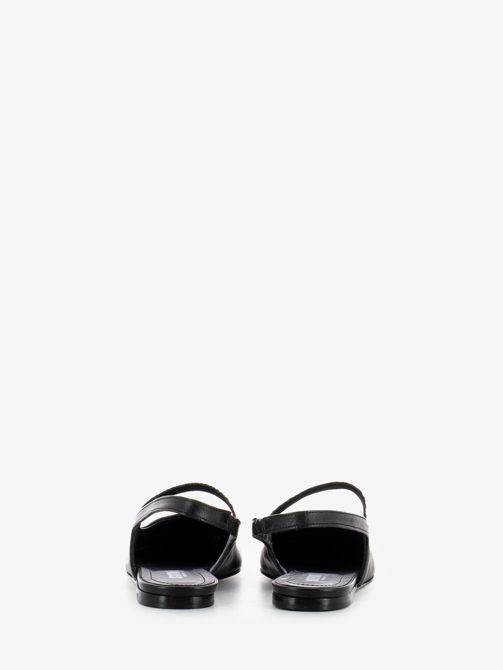 Chanel square toe black