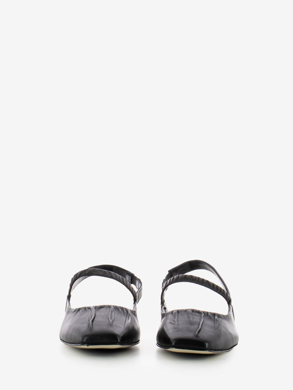 Chanel square toe black