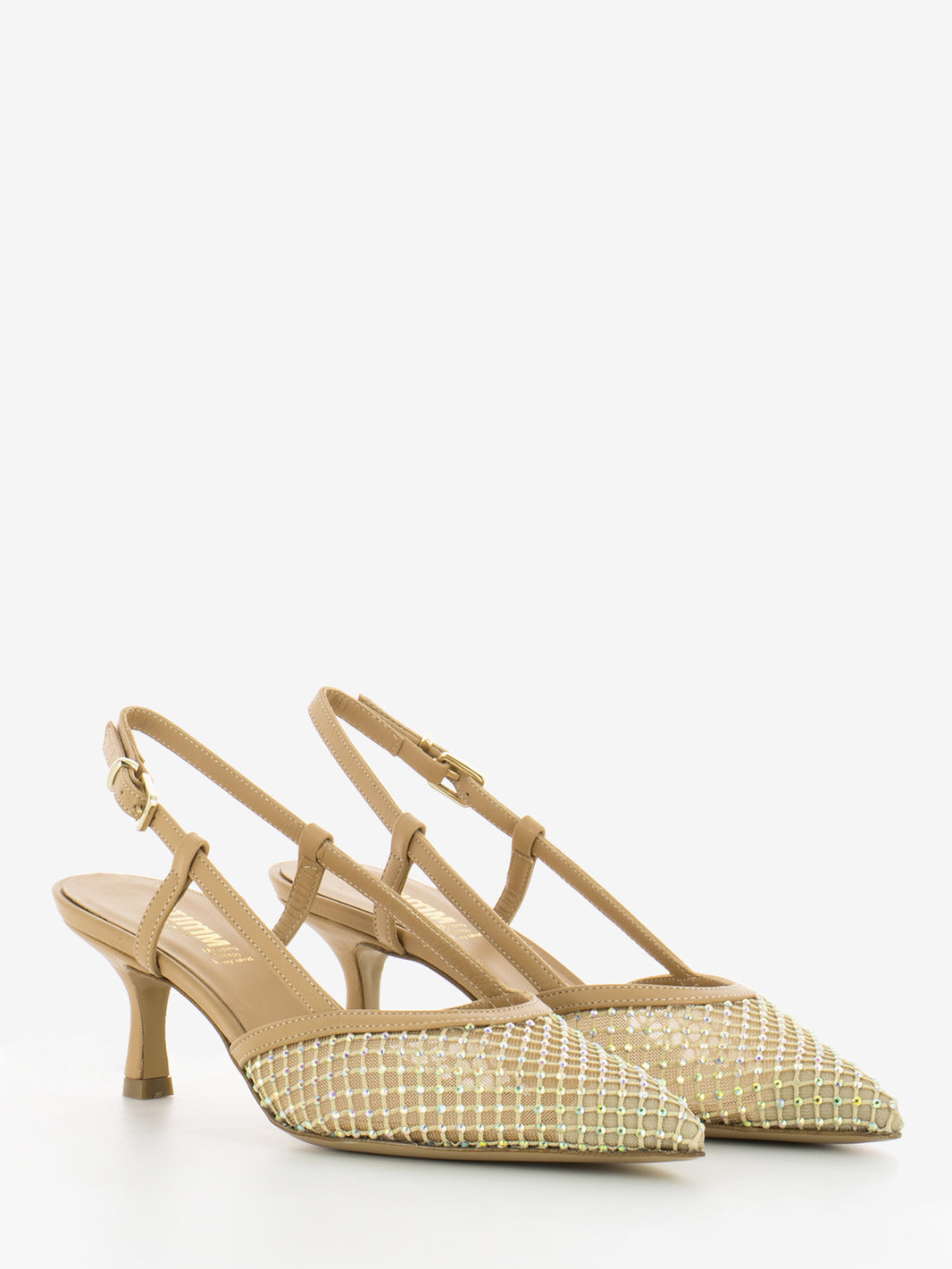 Chanel sand rhinestone net