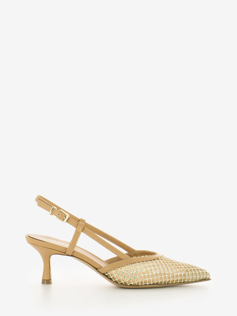 Chanel sand rhinestone net