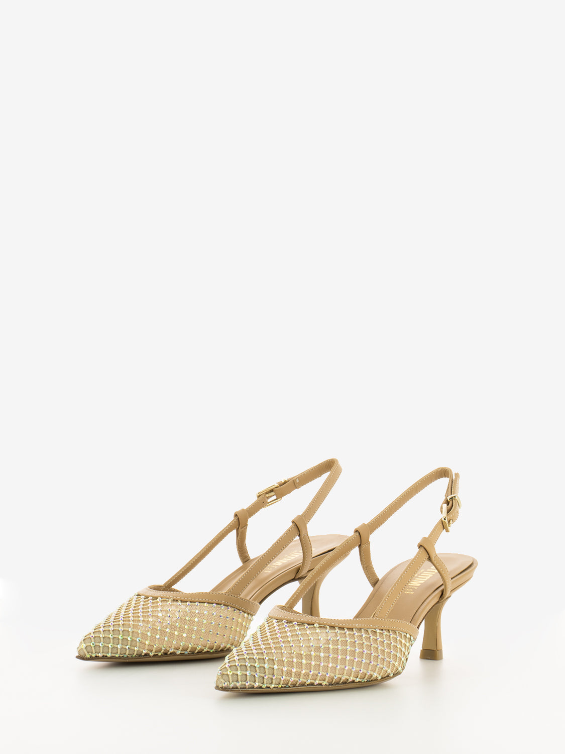 Chanel sand rhinestone net