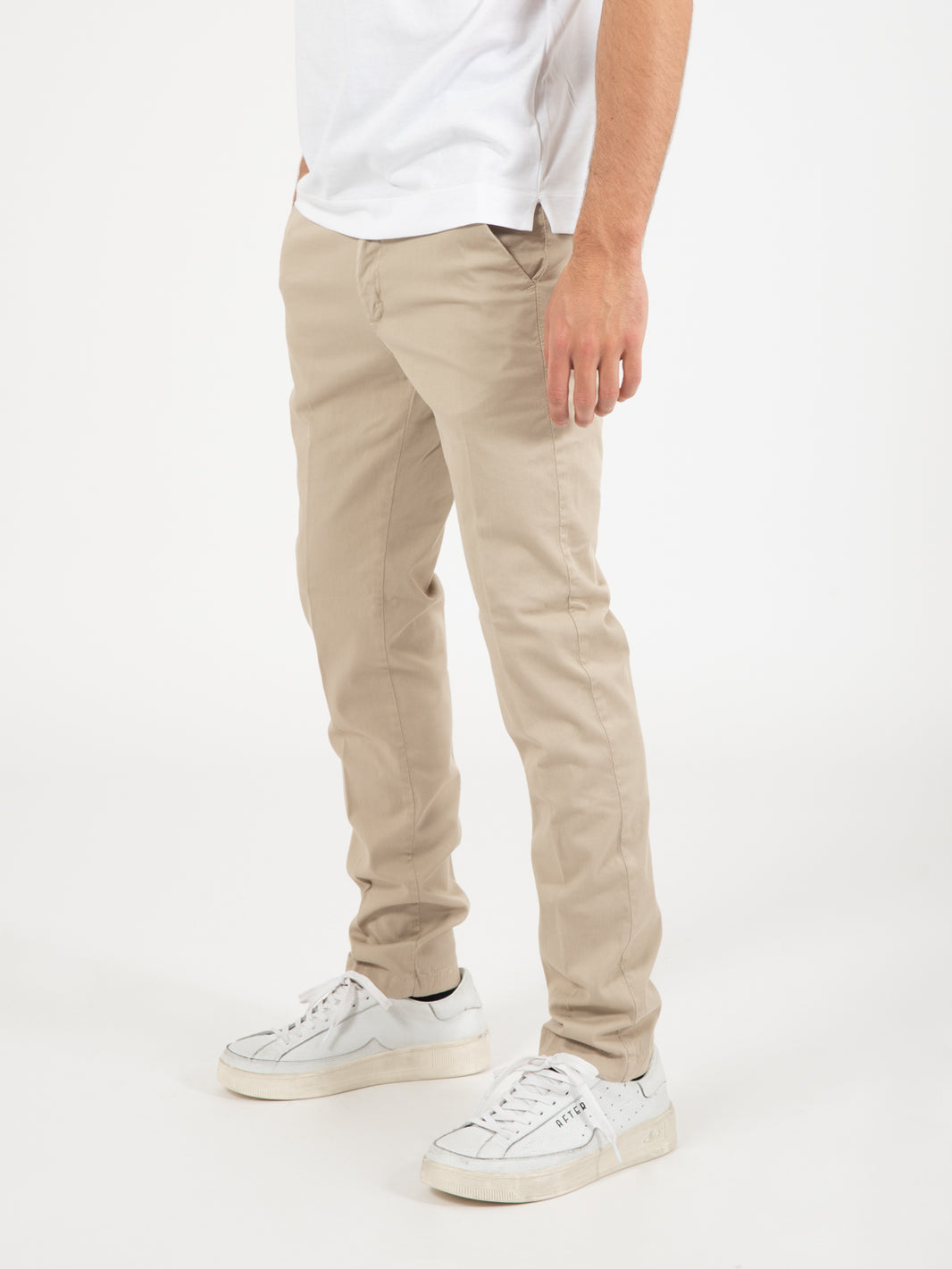 Chino armaturato beige