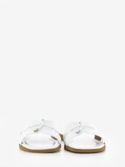 STIMM - Ciabatta in pelle bianco