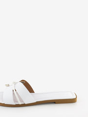STIMM - Ciabatta in pelle bianco