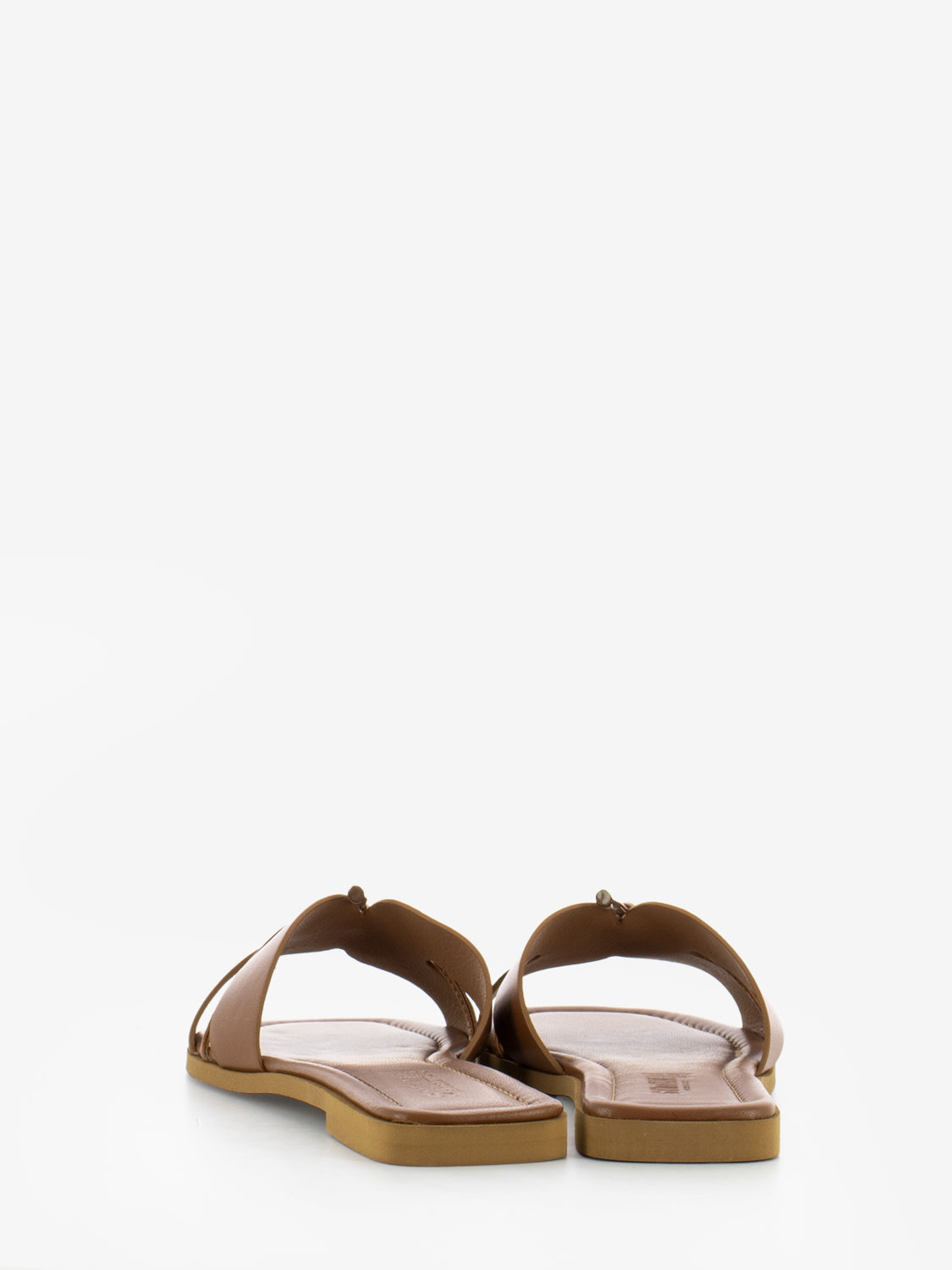 Leather slipper
