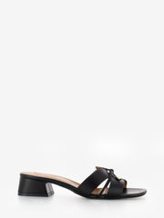 STIMM - Ciabatta in pelle laccio nero