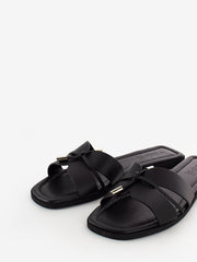 STIMM - Ciabatta in pelle nero