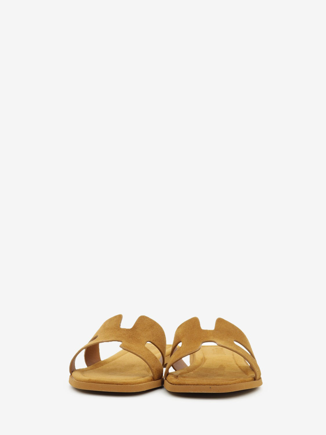 Ciabatta in suede cuoio