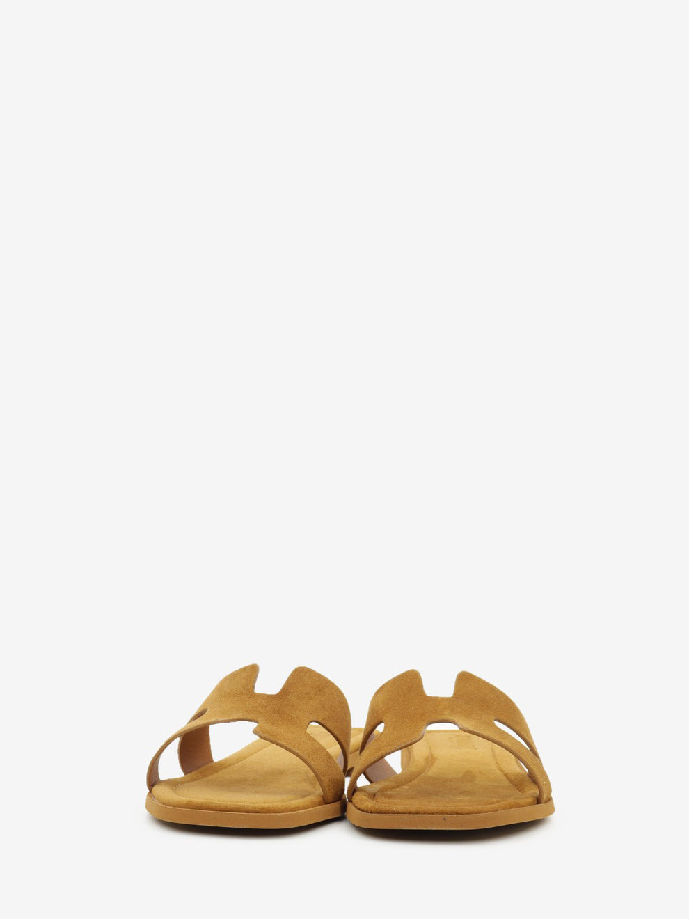 Ciabatta in suede cuoio