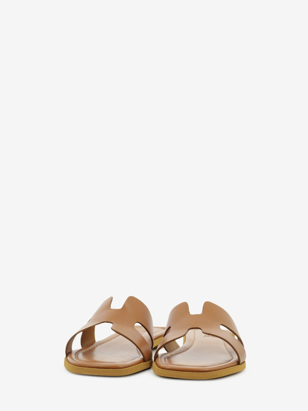Nappa leather mule