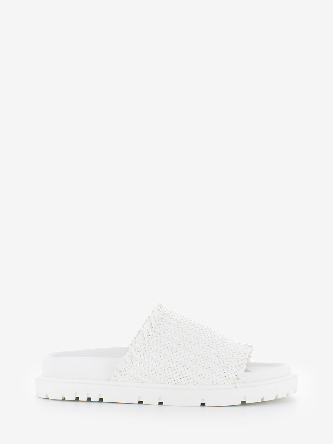 White braid slipper