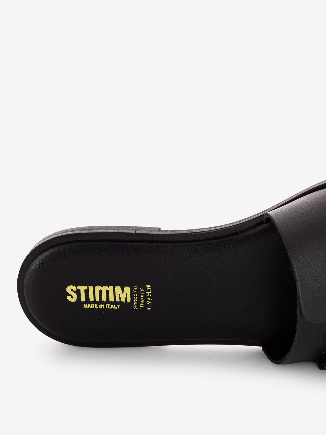 Black Buckle Slippers