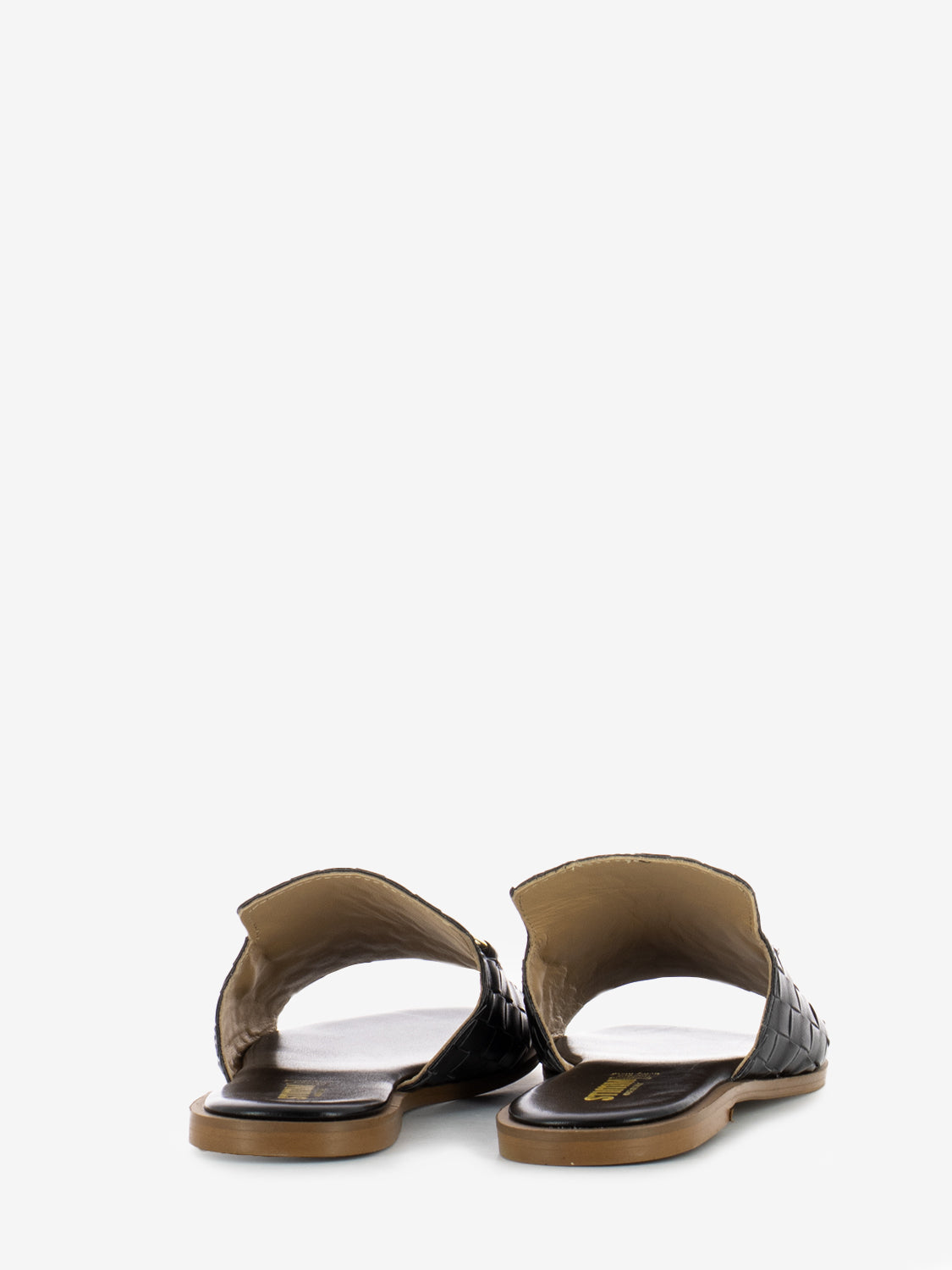 Gold/Black Clamp Slippers