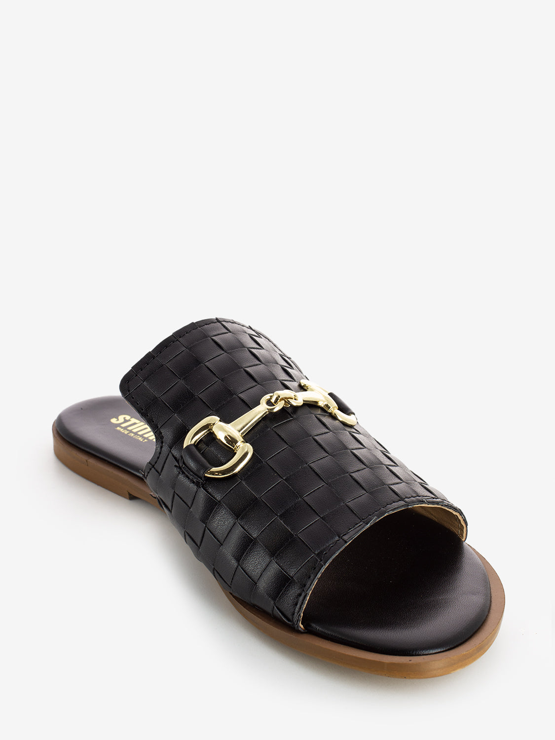 Gold/Black Clamp Slippers