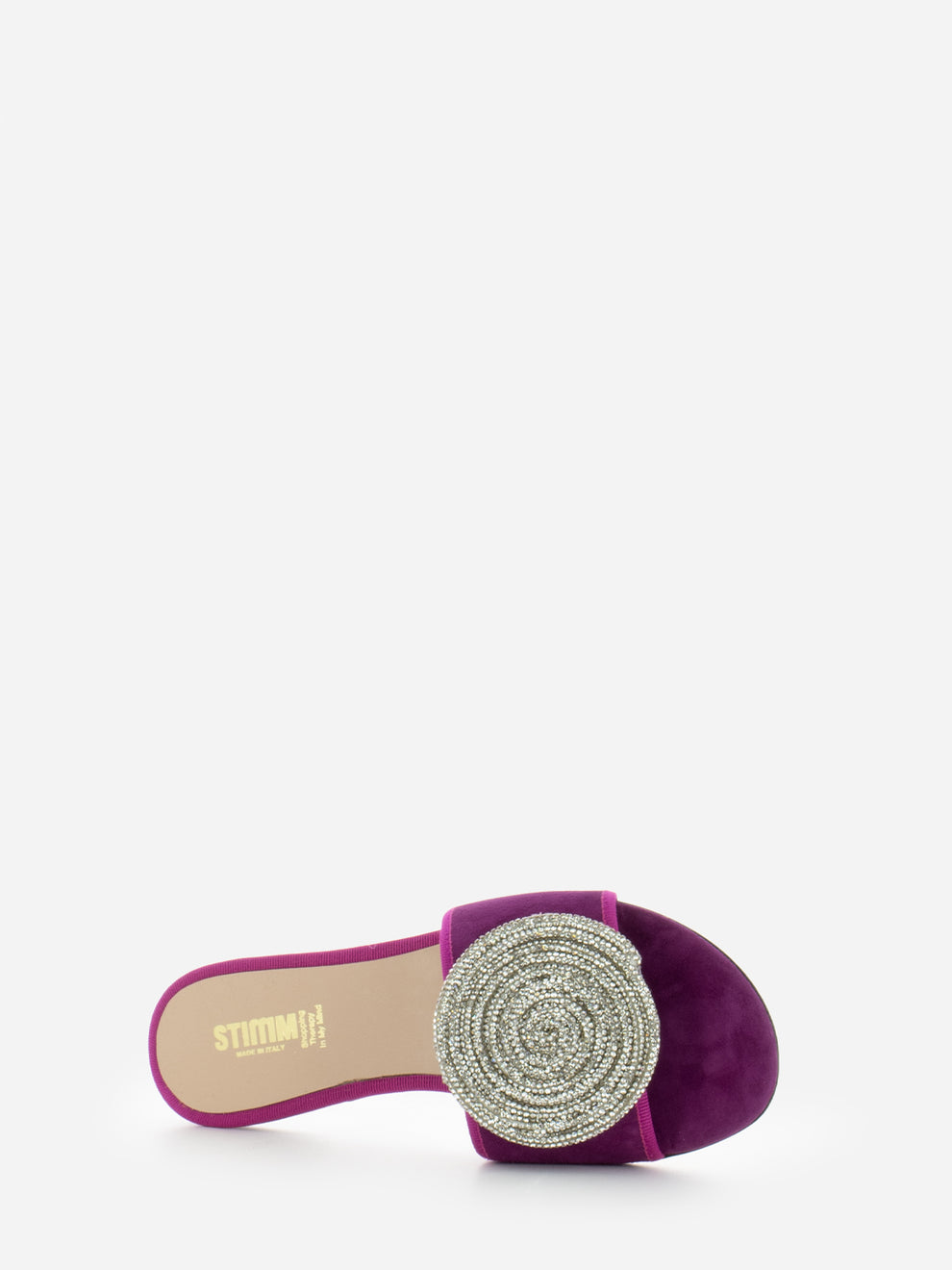 Magenta Suede Slippers