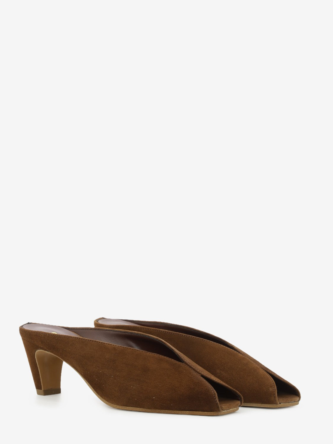 Ciabatte in suede choco