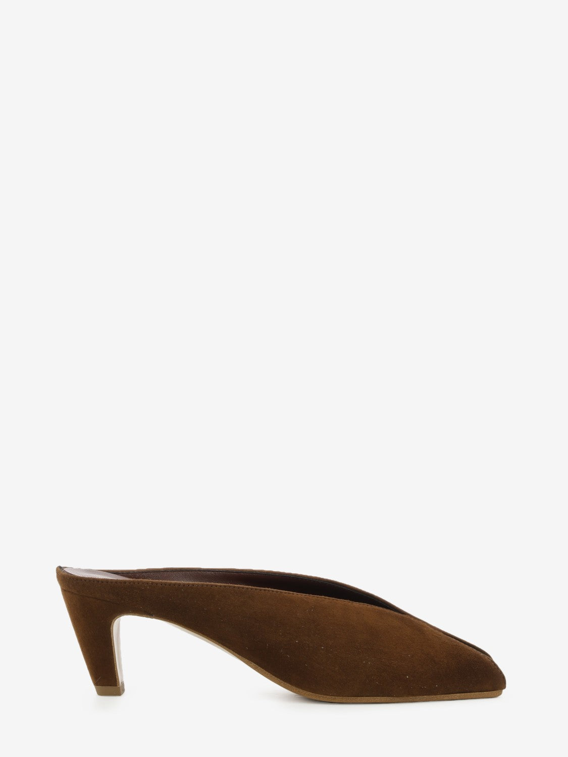 Ciabatte in suede choco