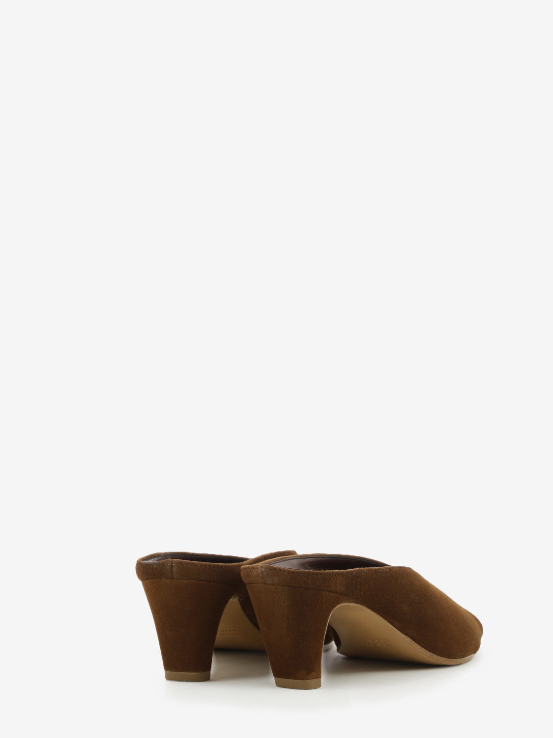 Ciabatte in suede choco