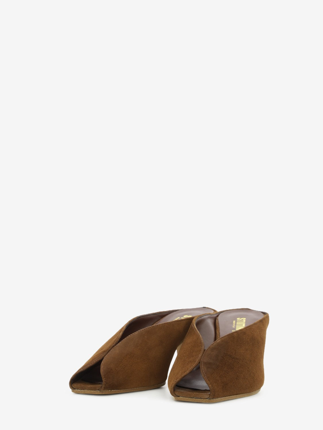 Ciabatte in suede choco