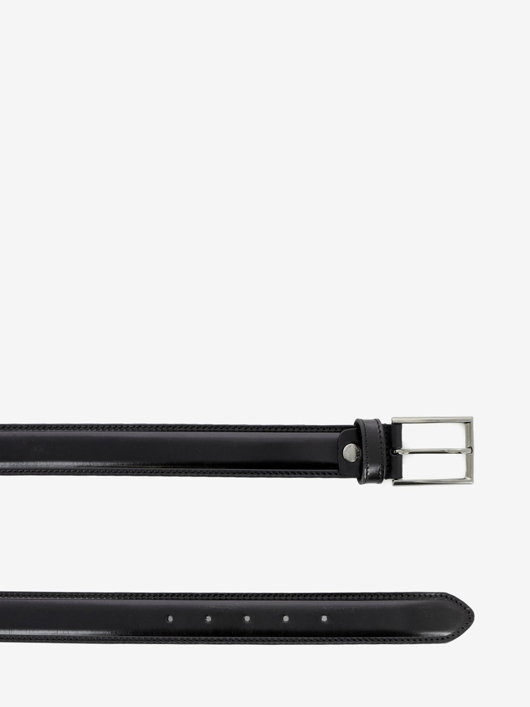 Cintura in pelle nera