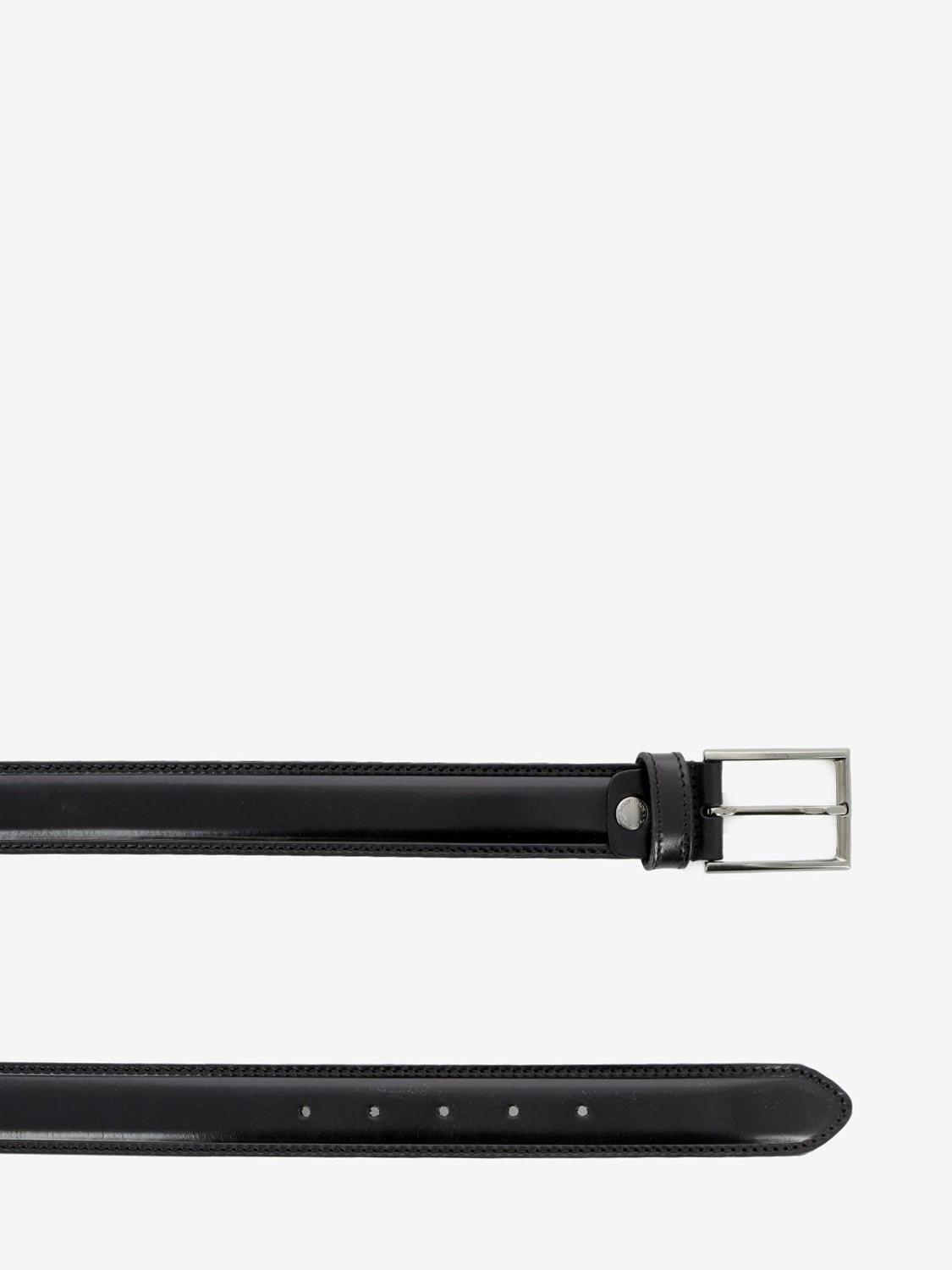 Cintura in pelle nera