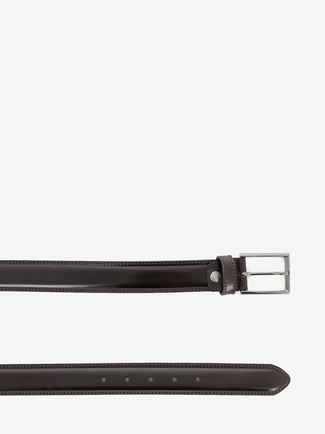 Cintura in pelle testa di moro