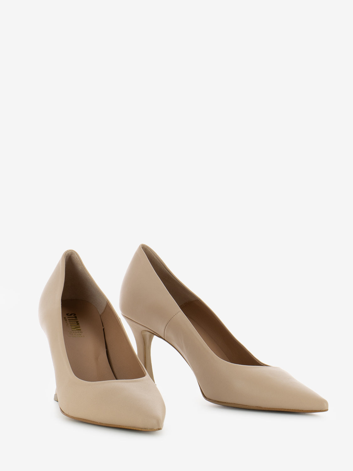 Nude nappa décolleté