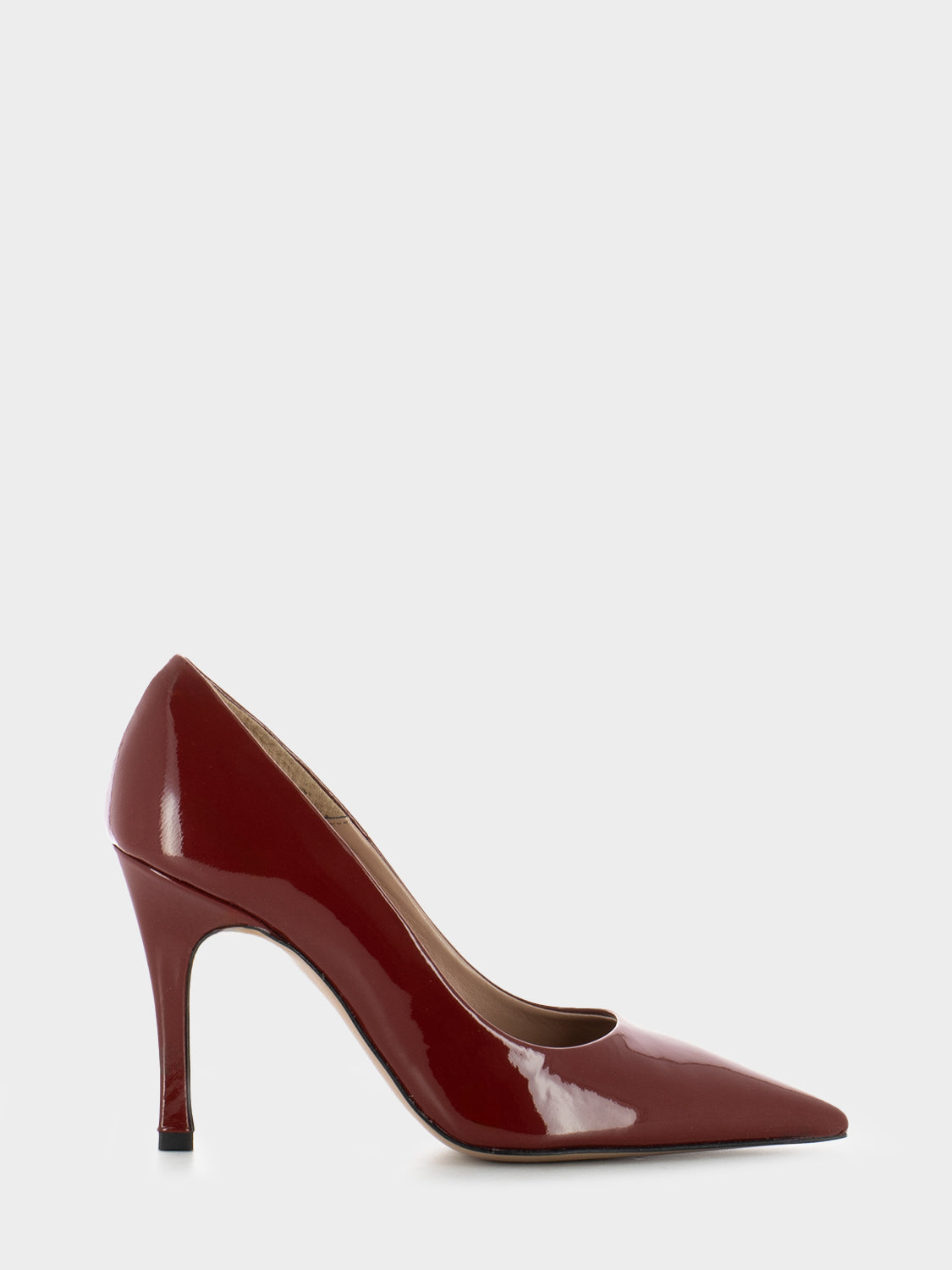 Ruby patent leather décolleté