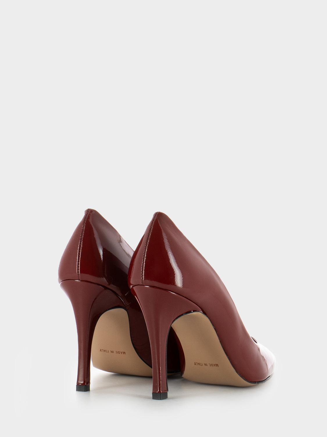 Ruby patent leather décolleté