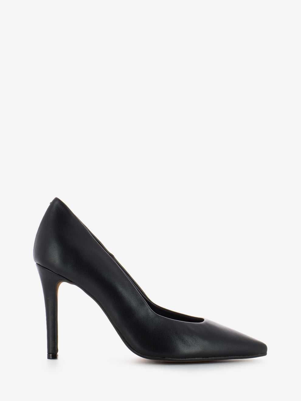 Black nappa pointed pumps