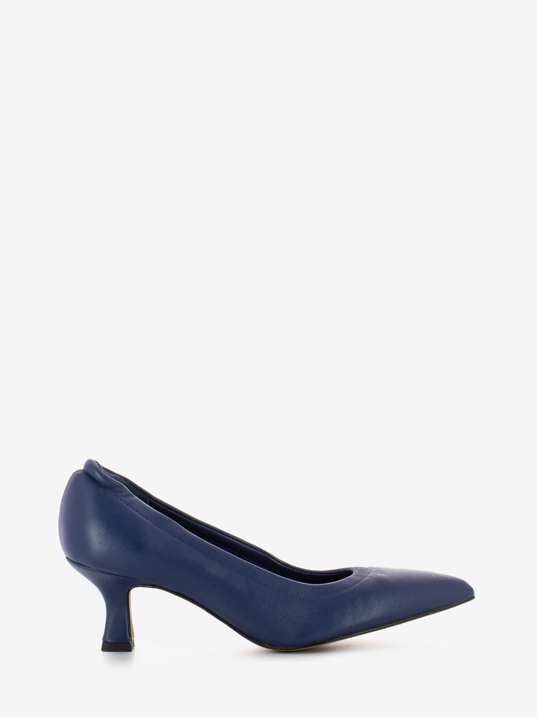 T.50 décolleté in blue leather