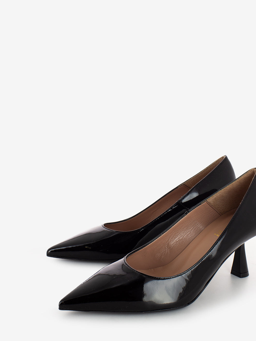 Décolleté vernice nero